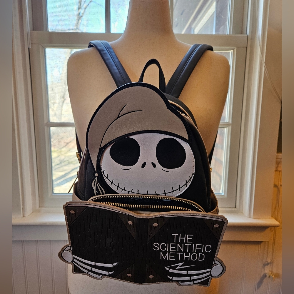 Loungefly Disney Nightmare Before Christmas Bedtime Jack with Scientific Method - Picture 4 of 8